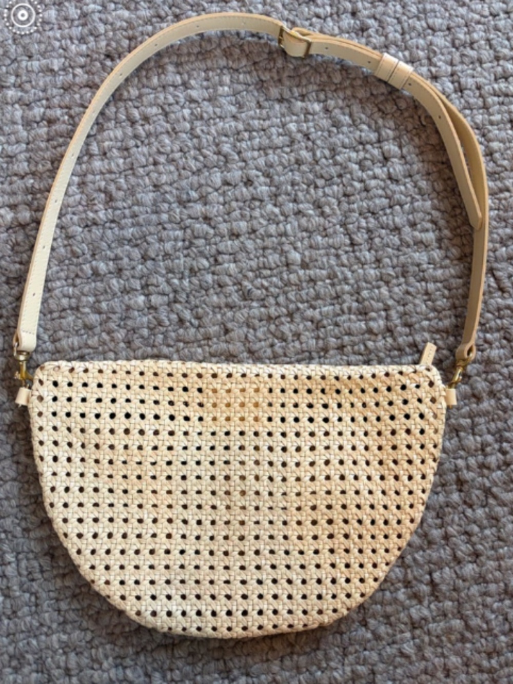 Clare V Cream Grande Fanny Bag Like new! - Picture 2 of 5